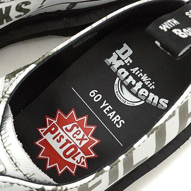 Dr.Martens (ドクターマーチン) 3 ホールシューズ 25928009 (1461 SEX PISTOLS) BLACK/WHITE セックスピストルズ 60周年記念モデル｜home｜03