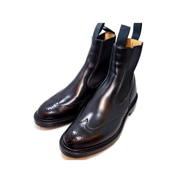 TRICKER`S (トリッカーズ) SIDE GORE BOOT 2754 (BLACK CLAF) サイドゴアブーツ DAINITE SOLE ダイナイトソールの画像