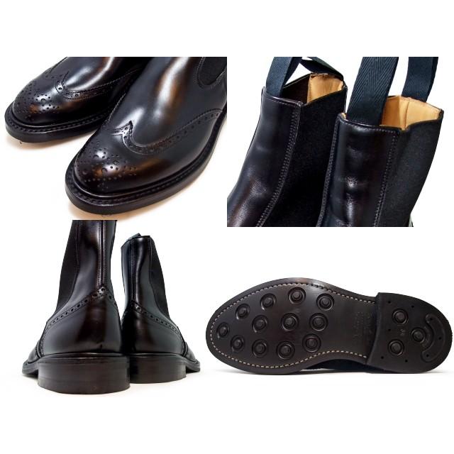 TRICKER`S (トリッカーズ) SIDE GORE BOOT 2754 (BLACK CLAF) サイドゴアブーツ DAINITE SOLE ダイナイトソールの画像