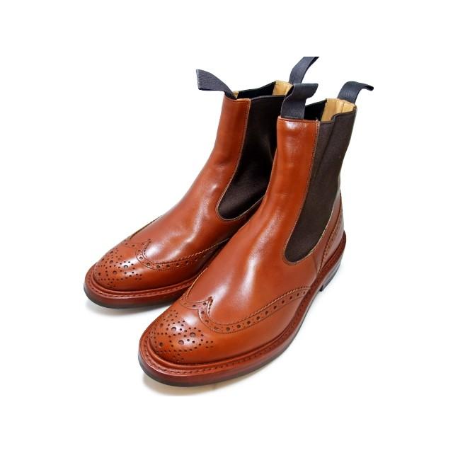 TRICKER`S (トリッカーズ) SIDE GORE BOOT 2754 (MAROON ANTIQUE) サイドゴアブーツ DAINITE SOLE ダイナイトソールの画像