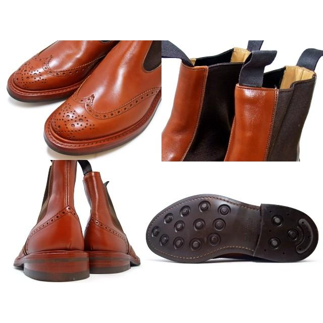 TRICKER`S (トリッカーズ) SIDE GORE BOOT 2754 (MAROON ANTIQUE) サイドゴアブーツ DAINITE SOLE ダイナイトソールの画像