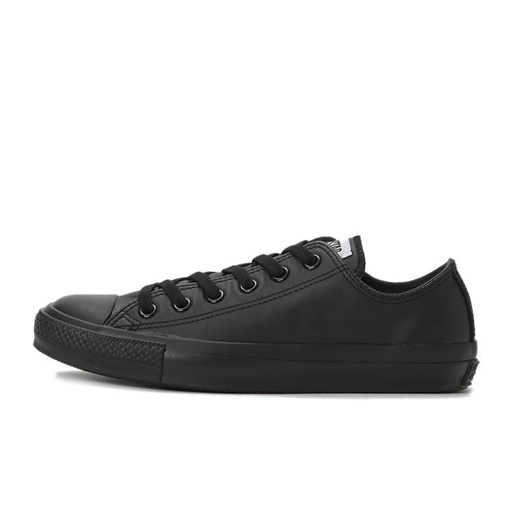 CONVERSE ALL STAR レザー ローカット ブラック24 コンバース CONVERSE（コンバース） LEATHER ALL STAR OX レザー オールスター