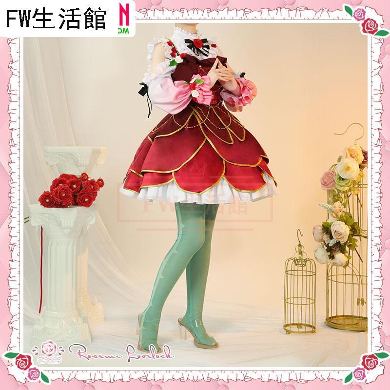 バーチャルYouTuber　Vtuber　Rosemi Lovelock ロゼミ ラブロック コスプレ衣装 ウィッグ 演出服 cosplay 変装 仮装 撮影 祭り_2