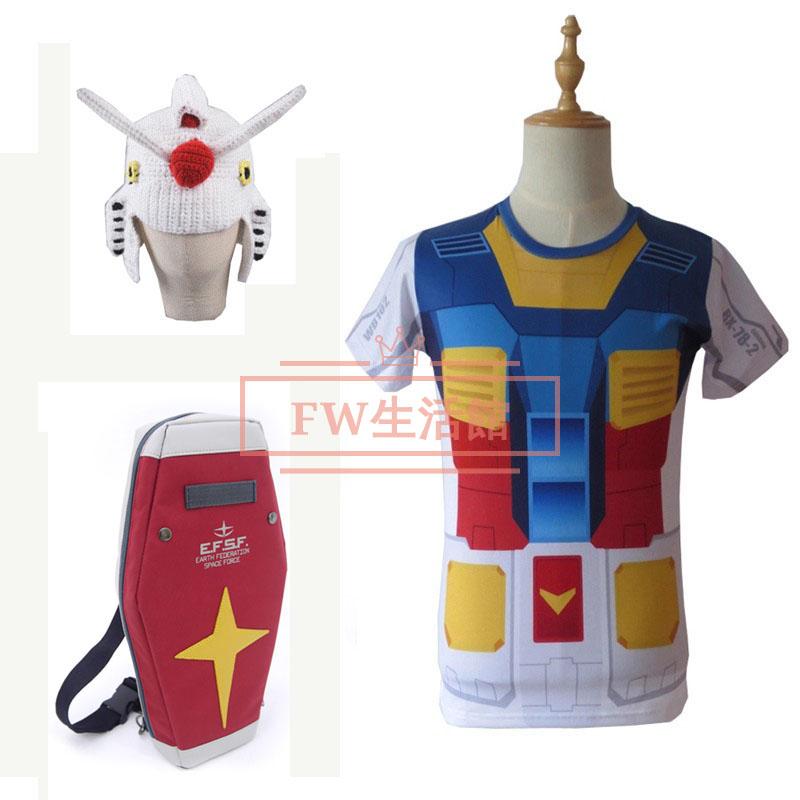 機動戦士ガンダム RX-78 コスプレ衣装 Tシャツ コスチューム 演出服