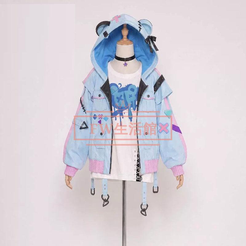 BanG Dream! バンドリ！ 峰月律 みねつきりつ コスプレ衣装 ウィッグ