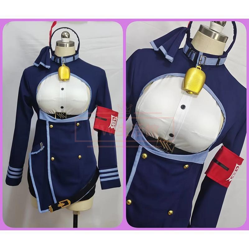 ブルーアーカイブ-Blue Archive- 風 天雨アコ コスプレ衣装 ウィッグ