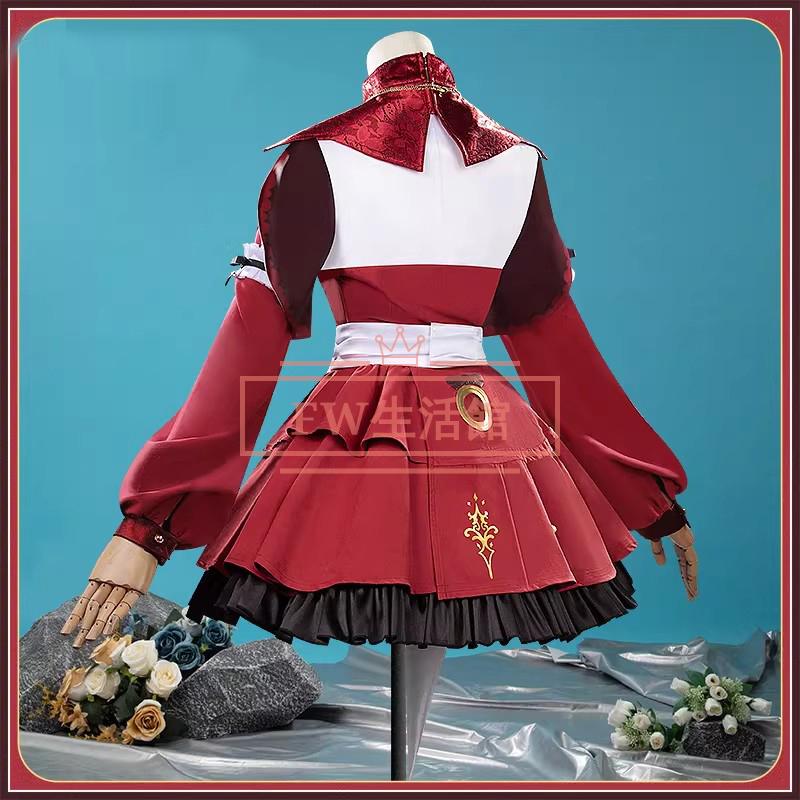 ウマ娘 プリティーダービー 風 レッドディザイア 勝負服 コスプレ衣装 ウィッグ 靴 コスチューム 演出服 アニメ ゲーム ハロウィン cosplay 変装_3
