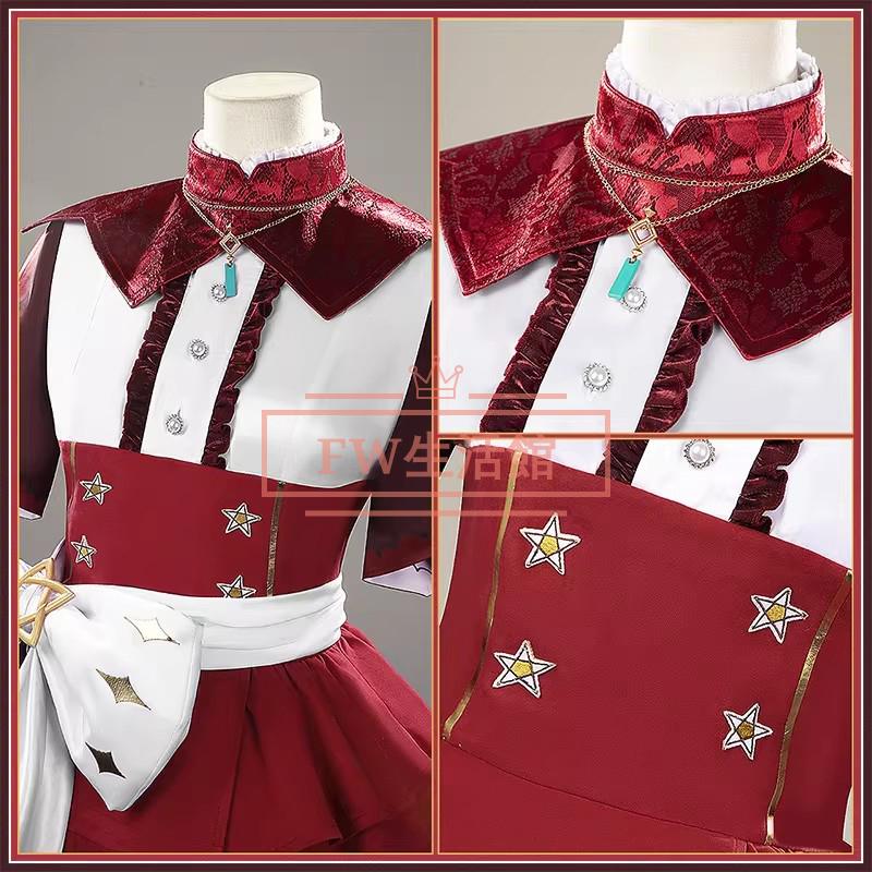 ウマ娘 プリティーダービー 風 レッドディザイア 勝負服 コスプレ衣装 ウィッグ 靴 コスチューム 演出服 アニメ ゲーム ハロウィン cosplay 変装_5