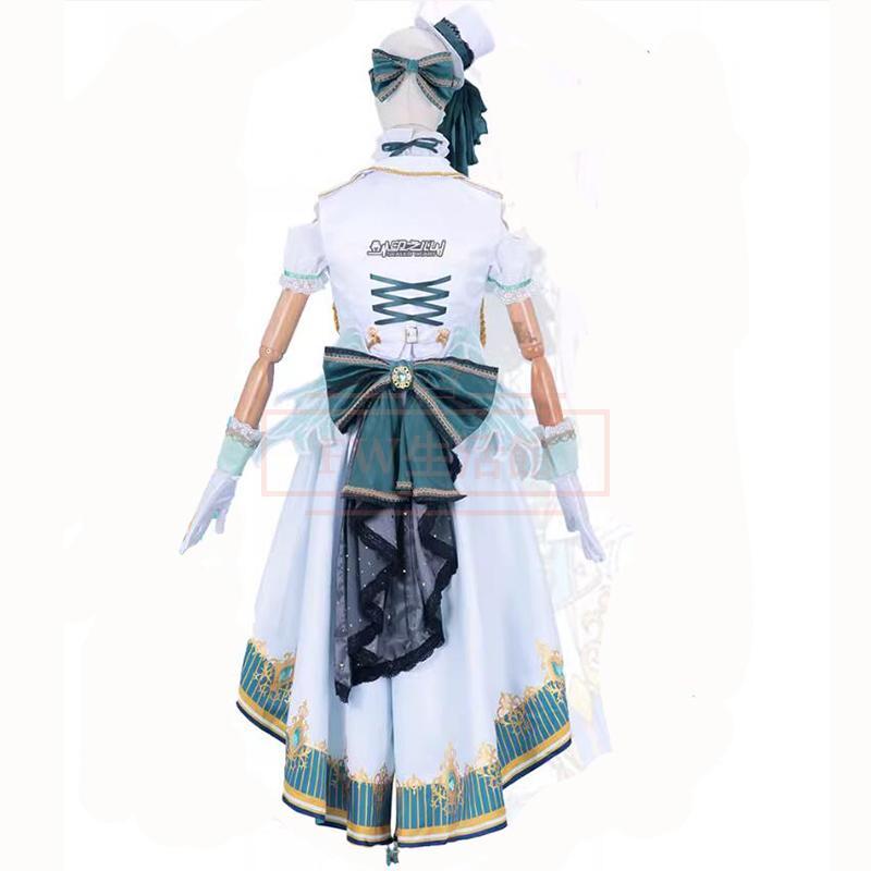 ウマ娘 プリティーダービー 風 メジロマックイーン コスプレ衣装 ウィッグ 靴 コスチューム 演出服 アニメ ゲーム ハロウィン cosplay 変装_2