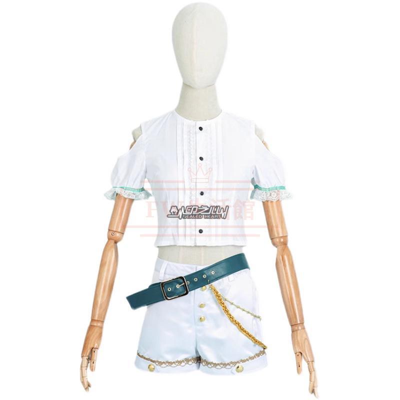 ウマ娘 プリティーダービー 風 メジロマックイーン コスプレ衣装 ウィッグ 靴 コスチューム 演出服 アニメ ゲーム ハロウィン cosplay 変装_3