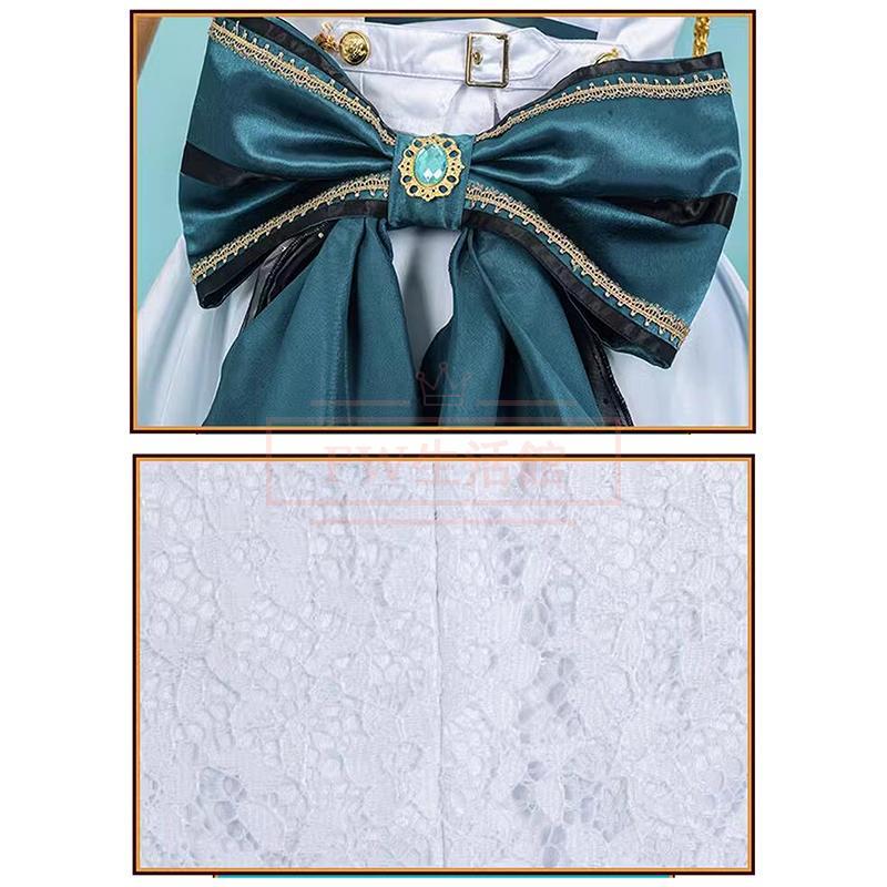 ウマ娘 プリティーダービー 風 メジロマックイーン コスプレ衣装 ウィッグ 靴 コスチューム 演出服 アニメ ゲーム ハロウィン cosplay 変装_9