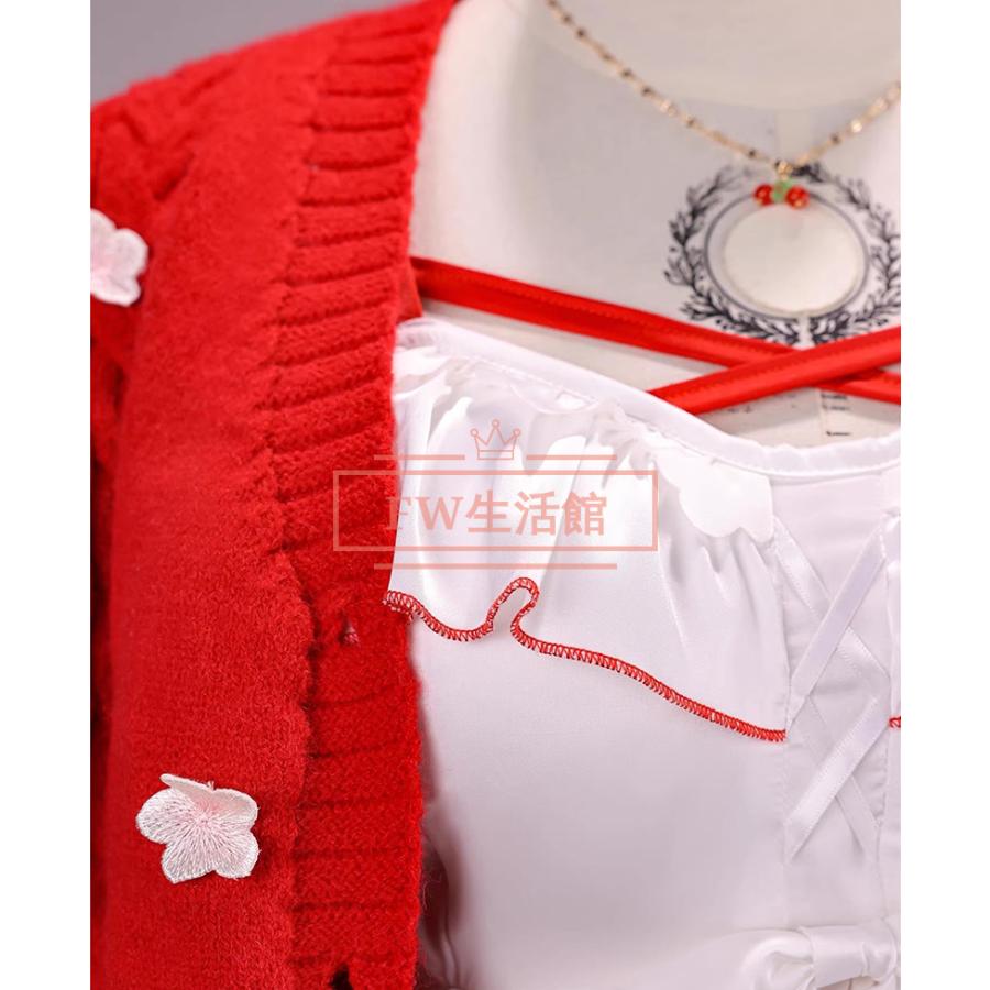 バーチャルYouTuber VTuber 櫻巫女 さくらみこ コスプレ衣装 コスチューム cosplay イベント演出服 アニメ 変装 仮装 ハロウィン_3