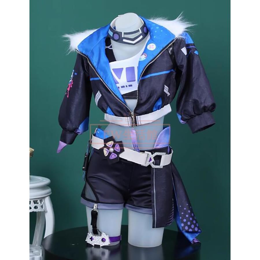 崩壊：スターレイル 銀狼 Silver Wolf コスプレ衣装 ウィッグ 靴