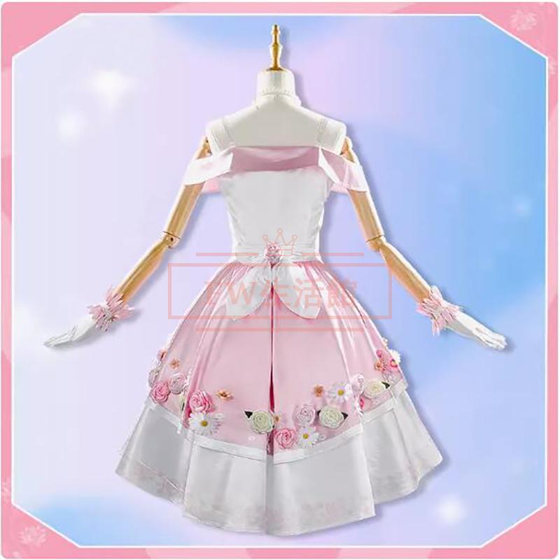 ウマ娘プリティーダービー 宣誓、戦う君へのプロポーズ Sweet Juneberry 花嫁 ニシノフラワー コスプレ衣装 ウィッグ 靴 コスチューム 演出服 アニメ ゲーム_2