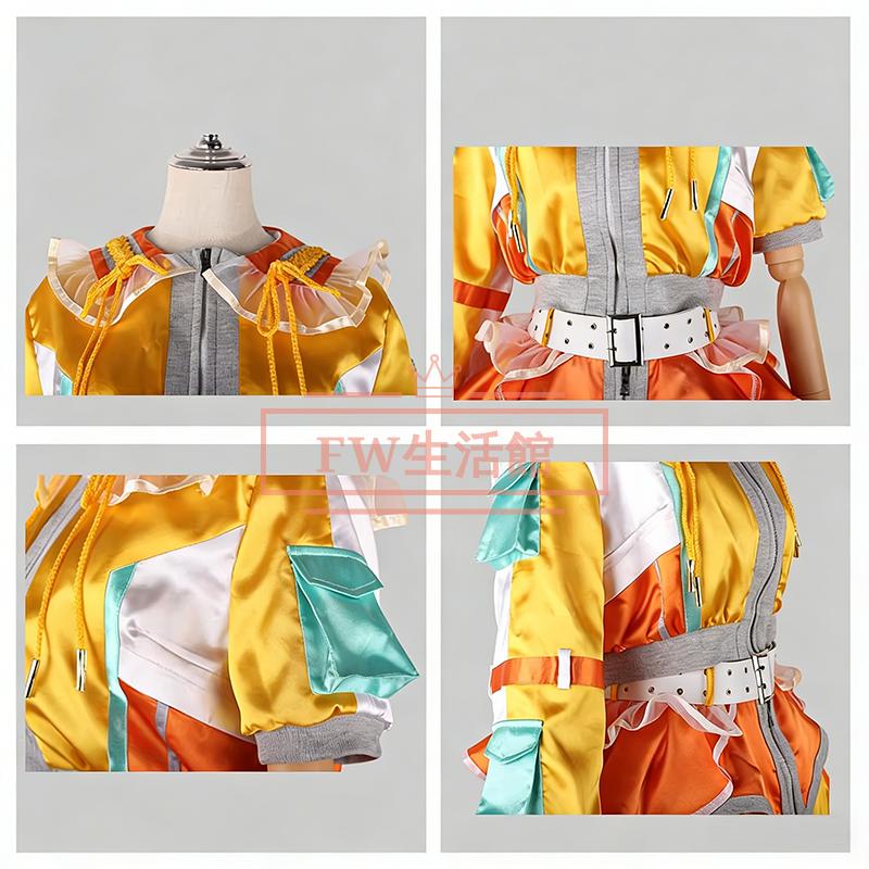 BanG Dream! バンドリ！ 風 仲町あられ コスプレ衣装 コスチューム cosplay イベント演出服 アニメ 変装 仮装 ハロウィン_2