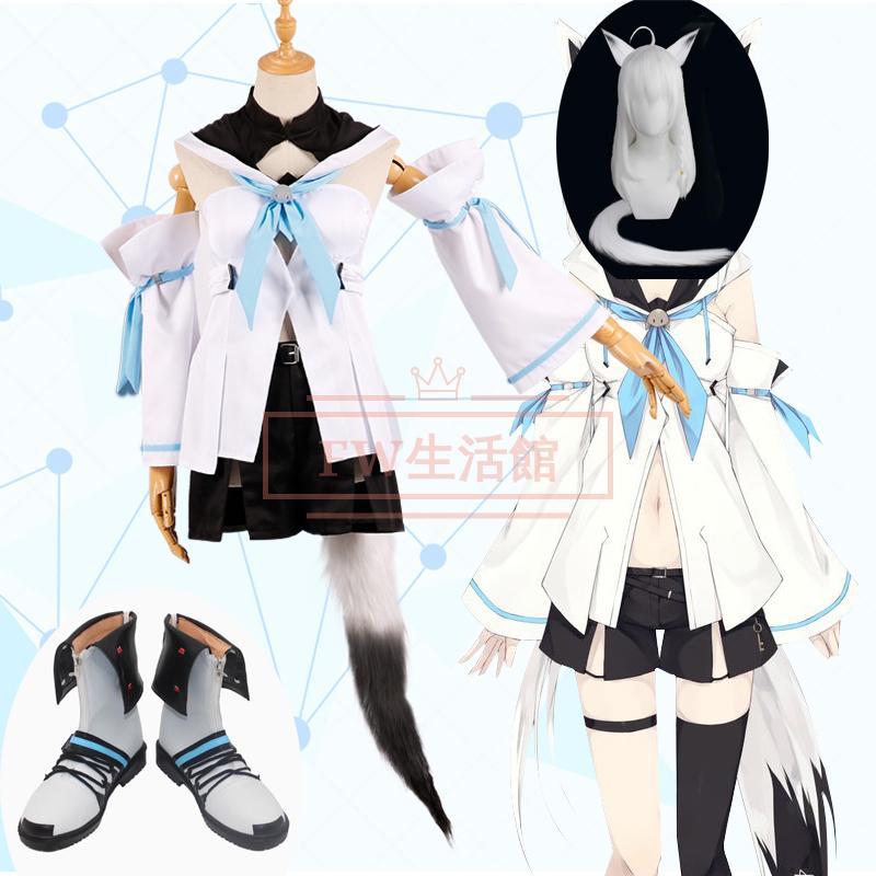 ホロライブ VTuber 風 白上フブキ Shirakami Fubuki コスプレ ホロライブ VTuber 風 白上フブキ Shirakami Fubuki コスプレ