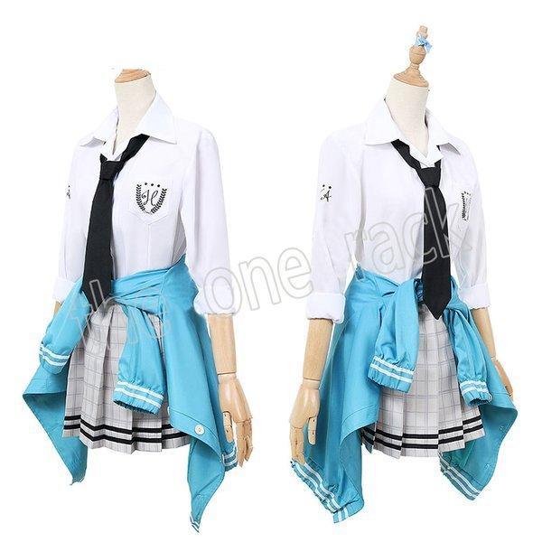 アイドルマスター シャイニーカラーズ 浅倉透 コスプレ衣装 制服 ウィッグ 靴 アニメ 衣装 コスチューム ウィッグ_1