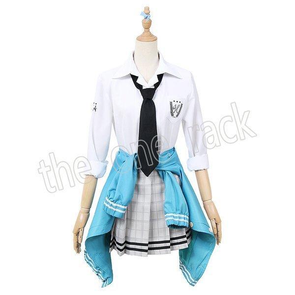 アイドルマスター シャイニーカラーズ 浅倉透 コスプレ衣装 制服 ウィッグ 靴 アニメ 衣装 コスチューム ウィッグ_2