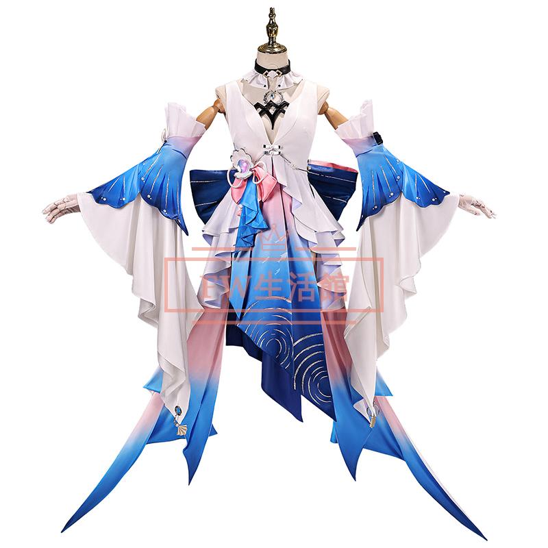 崩壊：スターレイル 風 パール Pearl コスプレ衣装 ウィッグコスチューム cosplay イベント演出服 アニメ 変装 仮装 ハロウィン_1