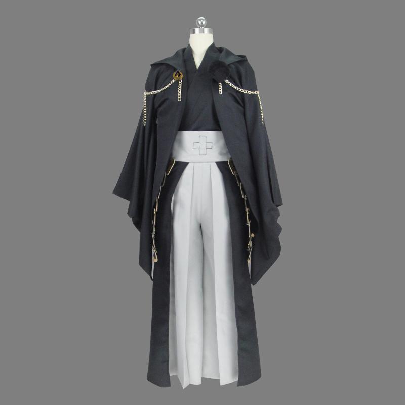 刀剣乱舞 鶴丸国永 つるまるくになが コスプレ衣装 ウィッグ 道具刀+鞘