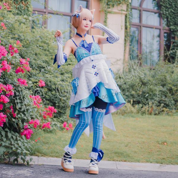 Re:ゼロから始める異世界生活 風フェリス フェリックス・アーガイル コスプレ衣装 ウィッグ 靴  cosplay 演出服   コスチューム イベント アニメ_1