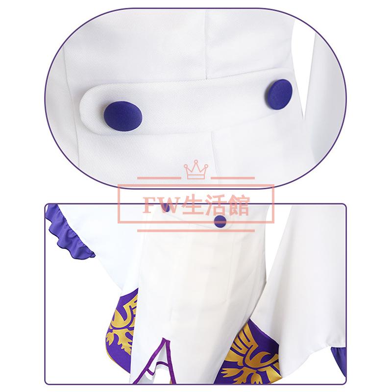Re:ゼロから始める異世界生活 エミリア コスプレ衣装 ウィッグ