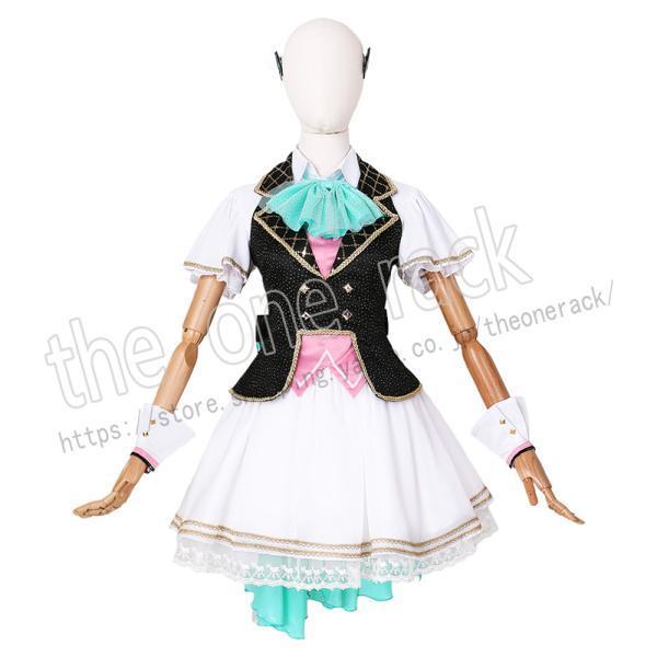 Love Live! ラブライブ Aqours 黒澤ルビィ コスプレ衣装 ウィッグ  cosplay 演出服 日常服 コスチューム イベント アニメ_1