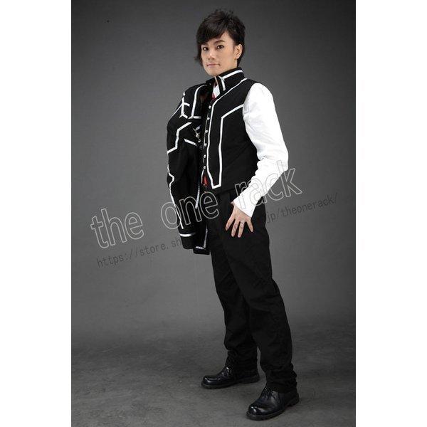 ヴァンパイア騎士 コスプレ衣装 私立黒主学園 男子制服 黒色 コスチューム アニメ 映画 アニメ イベント コスチューム 変身_2