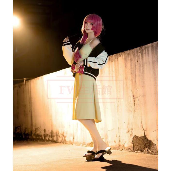 ぼっち・ざ・ろっく！ 風 廣井きくり コスプレ衣装 ウィッグ かつら コスチューム 演出服 アニメ ゲーム ハロウィン cosplay 変装_1