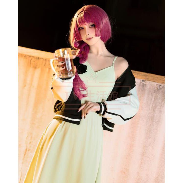 ぼっち・ざ・ろっく！ 風 廣井きくり コスプレ衣装 ウィッグ かつら コスチューム 演出服 アニメ ゲーム ハロウィン cosplay 変装_2