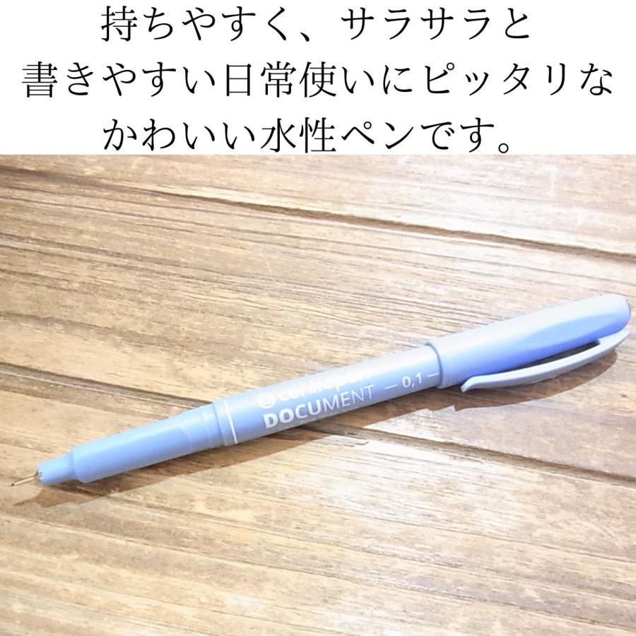 極細0.1mm セントロペンDOCUMENT水性ペン : UISIN DESIGN HOMECENTER