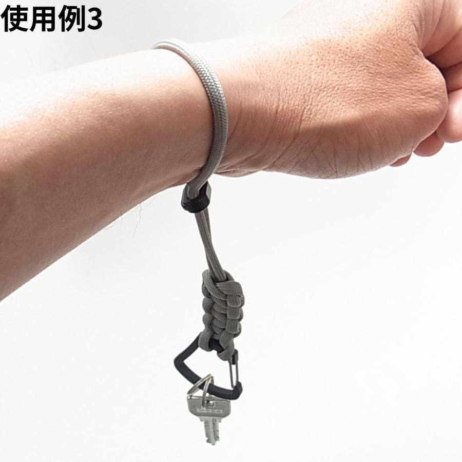 moca パラコードキーホルダー アルミ製ペットボトル・タオルホルダー
