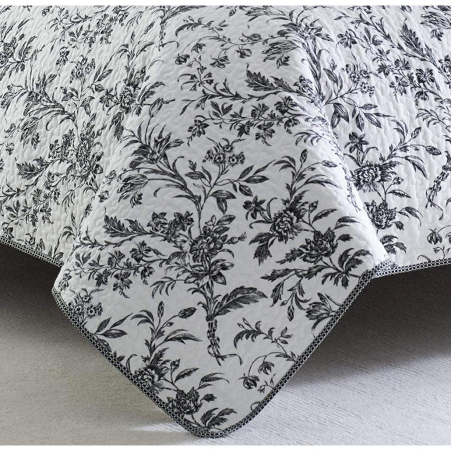 ローラアシュレイ Laura Ashley ベッド ベッドリネン bed linen ベッドカバー 薄手の上掛け布団 キルトカバーレット3点セット 花柄 フラワー - クイーンサイズ｜homecoordinate｜07