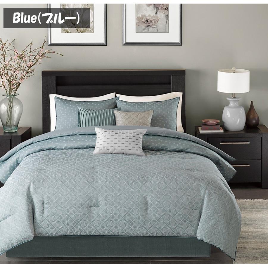 マディソンパーク Madison Park ベッド ベッドリネン bed linen ベッドカバー 掛け布団 7点セット ジャカード柄 ホテル