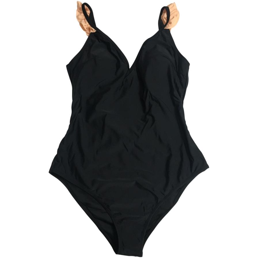 pink ruffle one piece swimsuit