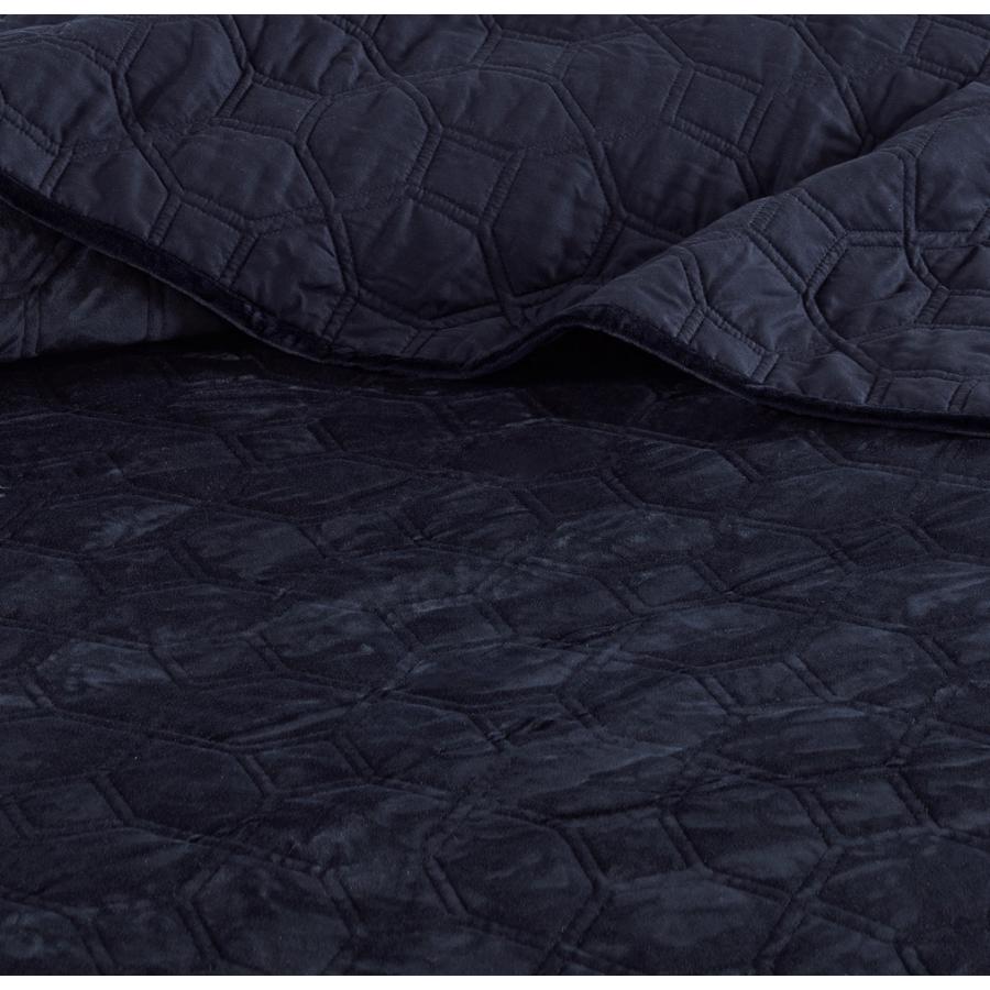 マディソンパーク Madison Park ベッド ベッドリネン bed linen ベッドカバー 薄手の上掛け布団 キルト3点セット ベルベット - クイーンサイズの画像