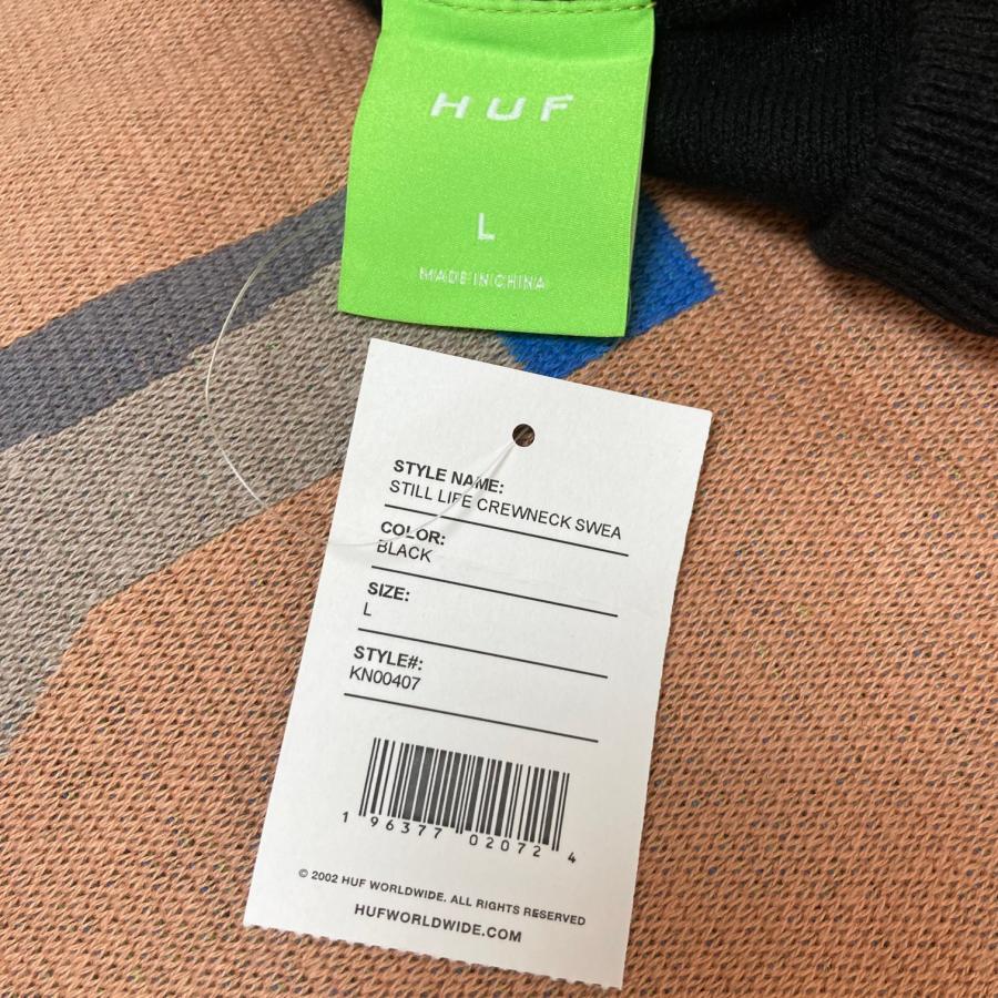 HUF ハフ STILL LIFE CREWNECK SWEATER スティルライフクルーネック  