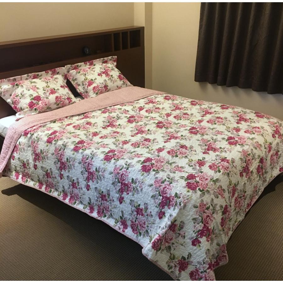 ローラアシュレイ Laura Ashley ベッド ベッドリネン bed linen ベッドカバー 薄手の上掛け布団 キルトカバーレット3点セット 花柄 フラワー - キングサイズ｜homecoordinate｜04