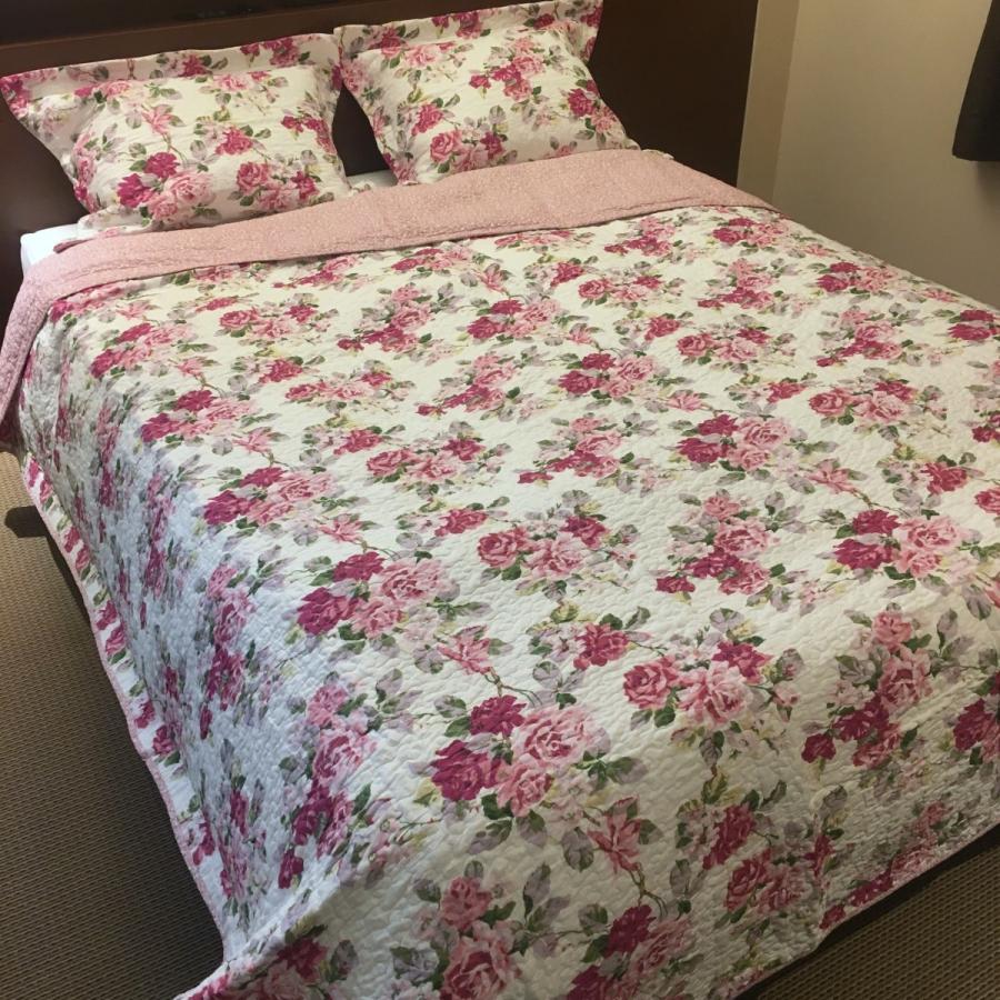 ローラアシュレイ Laura Ashley ベッド ベッドリネン bed linen ベッドカバー 薄手の上掛け布団 キルトカバーレット3点セット 花柄 フラワー - キングサイズ｜homecoordinate｜06