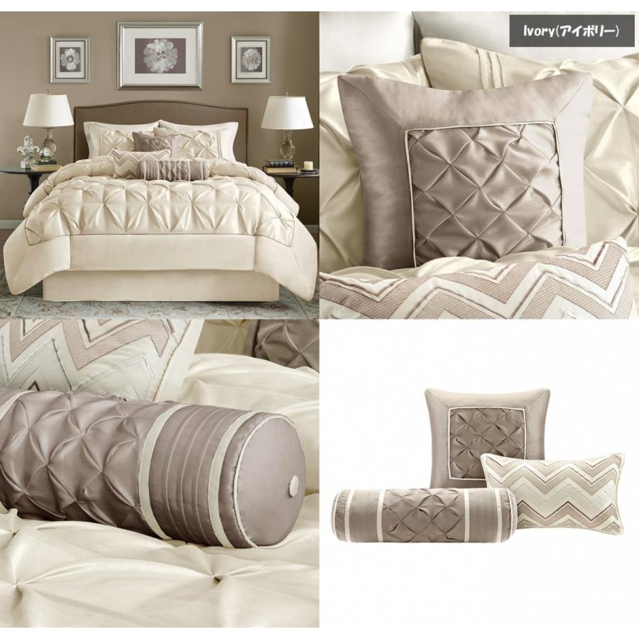 掛け布団 7点セット グレー フルサイズ Laurel 7 Piece Comf a034-s004sf050sv.jpg?fitin=720:720