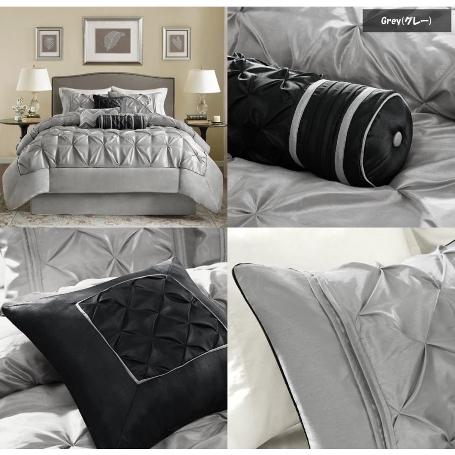 掛け布団 7点セット アイボリー 海外クイーンサイズ Laurel 7