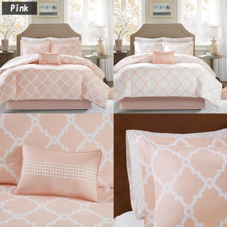 マディソンパーク Madison Park ベッド ベッドリネン bed linen 掛け布団 7点セット ジオメトリック 幾何学模様