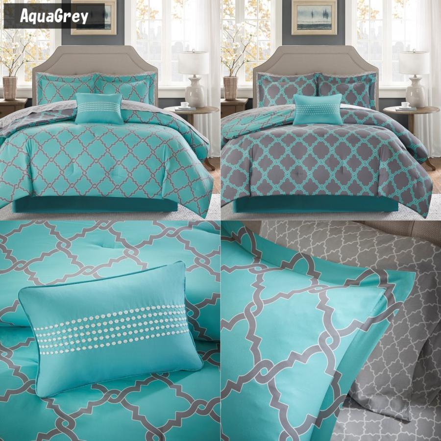 マディソンパーク Madison Park ベッド ベッドリネン bed linen 掛け布団 7点セット ジオメトリック 幾何学模様