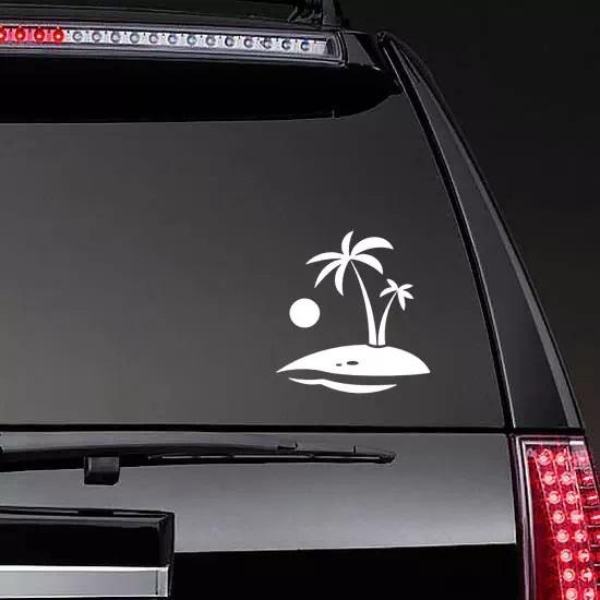 約12cm 約12 3cm ステッカー おしゃれ 壁紙 転写タイプ ヤシの木 Car Stickers カーステッカーズ Palm Tree Beach Scene Sticker Home Coordinate Yahoo 店 通販 Yahoo ショッピング