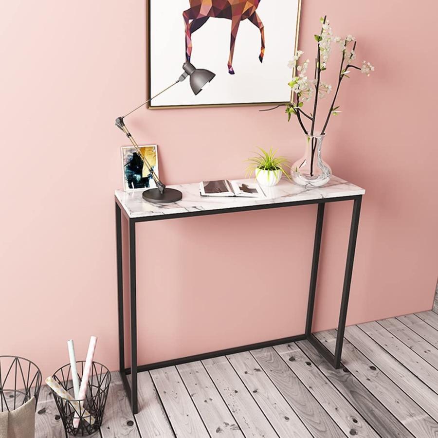 コンソールテーブル モダンアクセント フェイクマーブル メタルフレーム 玄関 リビング Tilly Lin ティリーリン TillyLin
