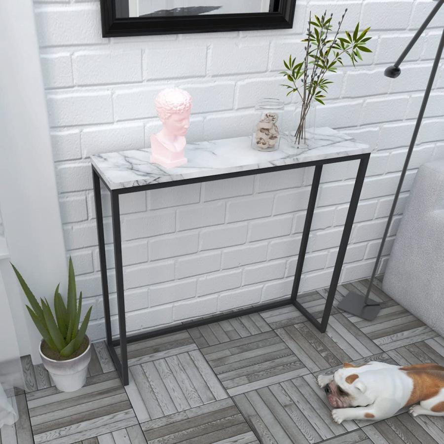 コンソールテーブル モダンアクセント フェイクマーブル メタルフレーム 玄関 リビング Tilly Lin ティリーリン TillyLin
