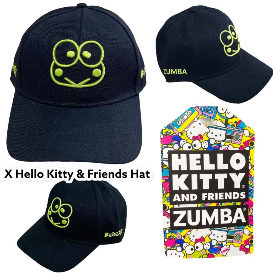 春のコレクション Zumba ズンバ X HELLO KITTY FRIENDS HAT ハローキティ フレンズハット Z3A000066 BOLD BLACK ボールドブラック ボトムス（ジャージ以外）
