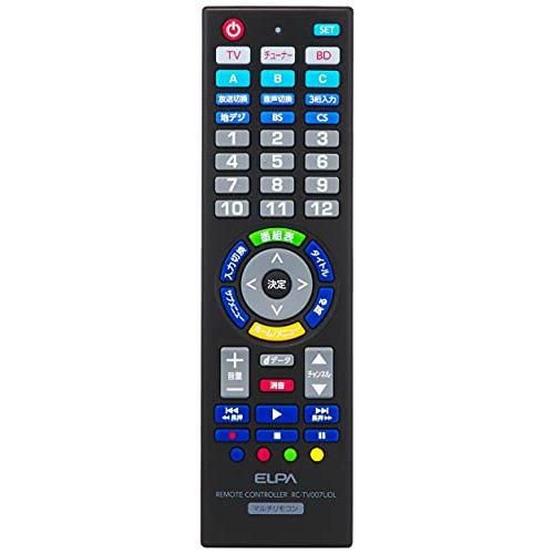 ELPA エルパ マルチリモコン 1台のリモコンで3台の機器を操作できる