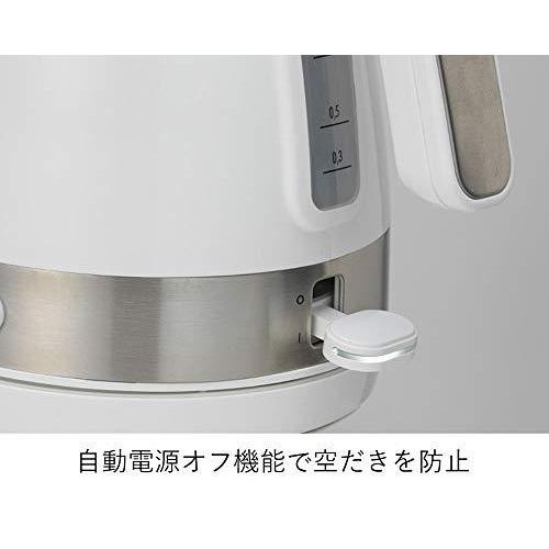 デロンギ(DeLonghi) 電気ケトル アクティブ シリーズ ホワイト 1.0L