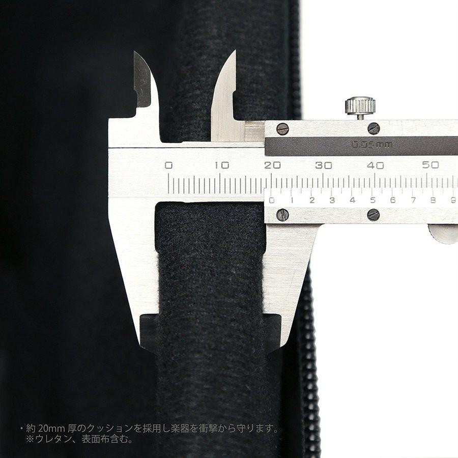 クッション ネックホルダー 付 エレキ ギター 用 ギグバッグ 20mm厚